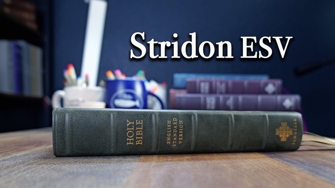 Schuyler Stridon ESV | Olive Green Calfskin