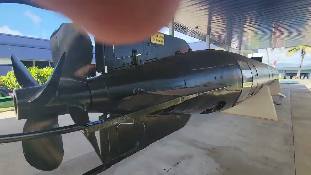 Japanese Kaiten kamikaze WWII Submarine on display at Pearl Harbor Submarine Museum