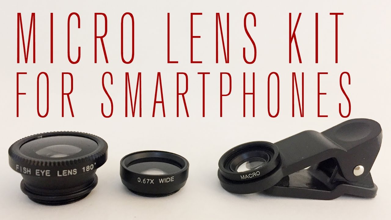 COOL CAMERA GADGET FOR SMARTPHONES (Micro lens kit)