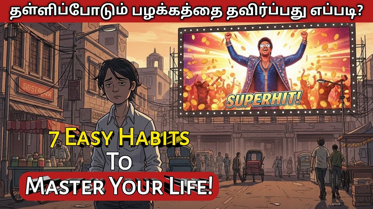 ✋தள்ளிப்போடுவதை நிறுத்துங்கள்! | Don't Procrastinate: 7 Habits to Master Your Life