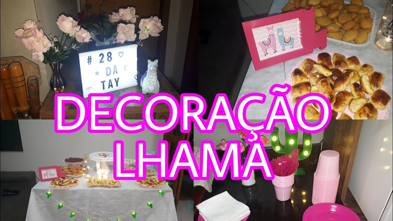 Decora&ccedil;&atilde;o Festa Lhama | Preparativos 2