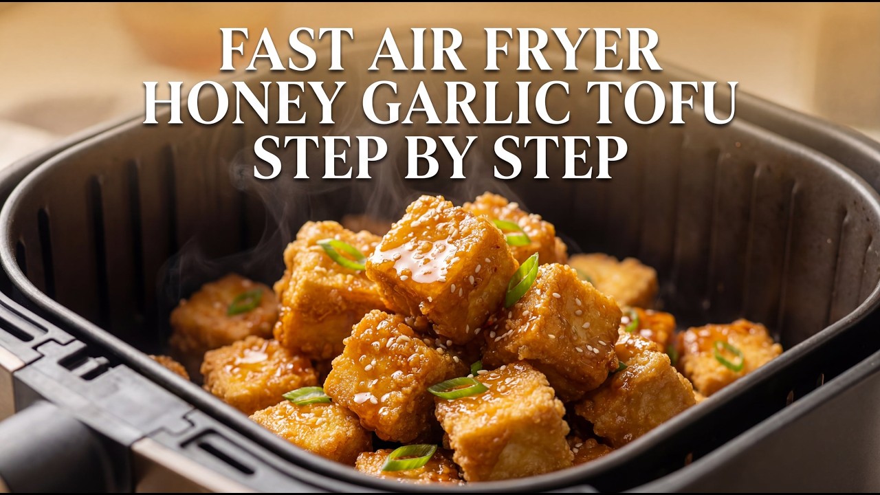 Fast Air Fryer Honey Garlic Tofu Cooking Guide Step By Step