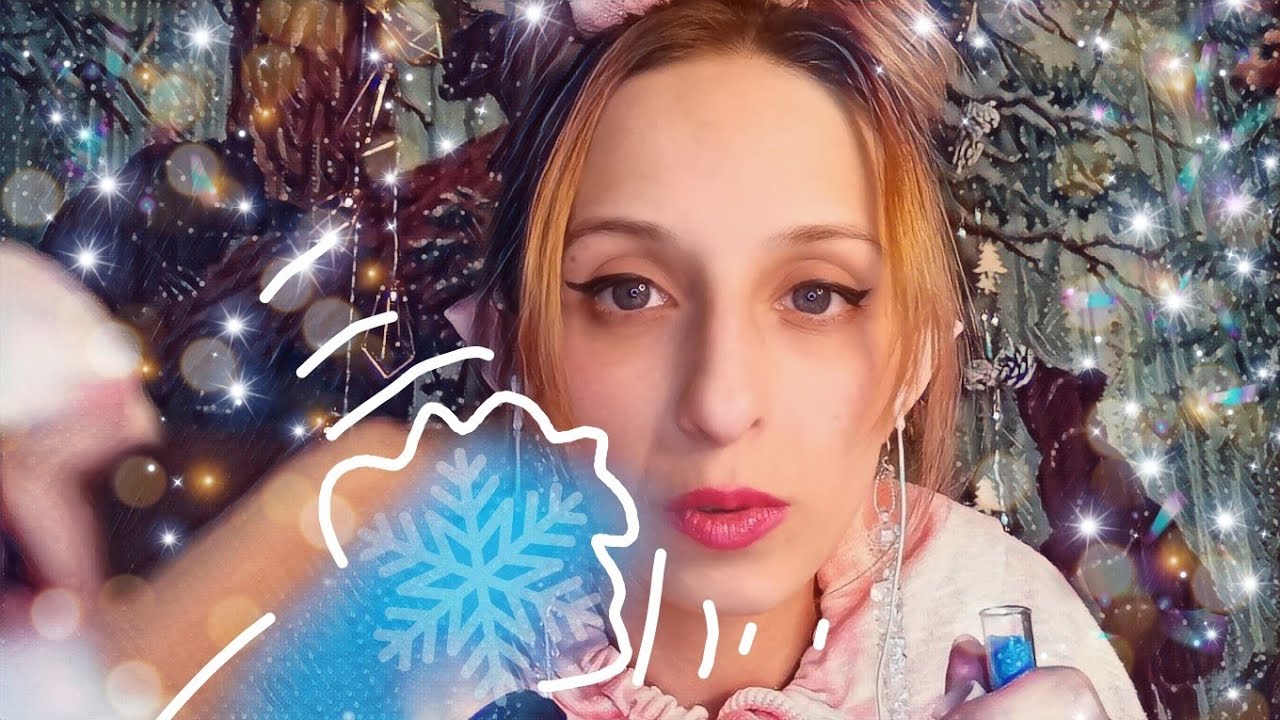 АСМР МАКИЯЖ НА НОВЫЙ ГОД 🎄 / ЛУЧШАЯ ПОДРУГА делает тебе БОМБИЧЕСКИЙ МЕЙК перед НГ ❄️+ ПОЗДРАВЛЕНИЕ