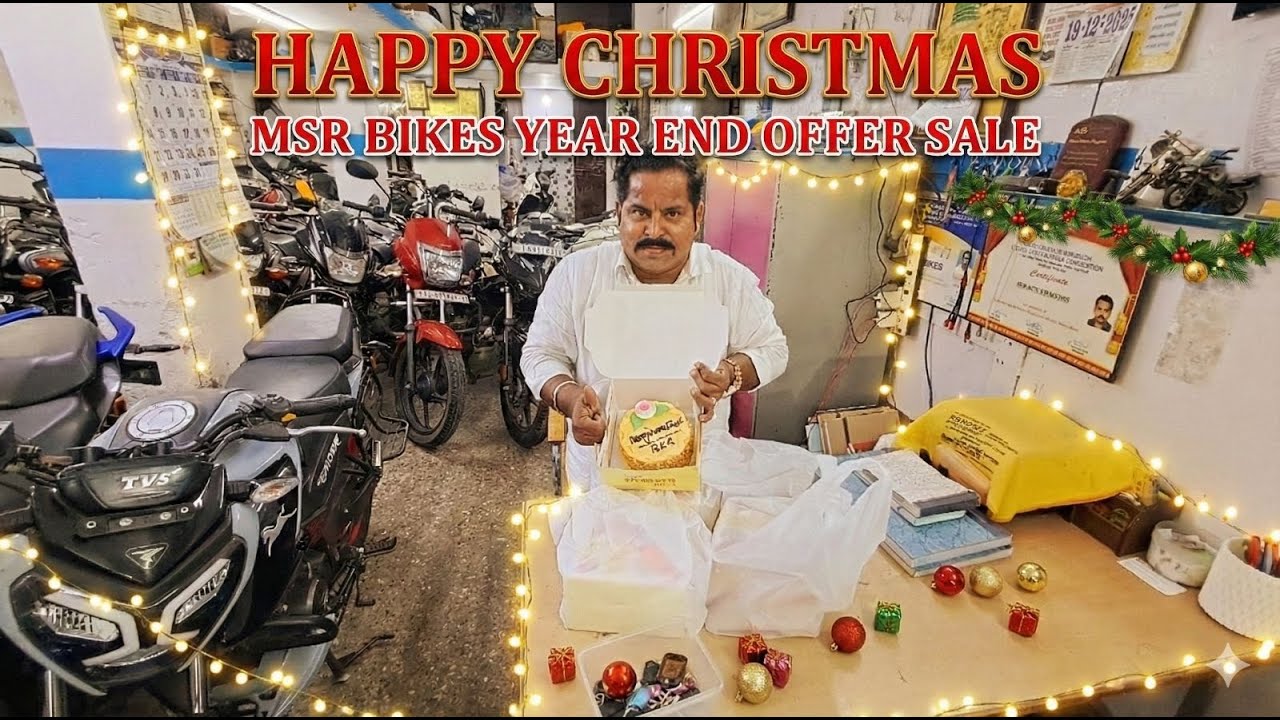 🎄MSRன்Blockbuster கிறிஸ்மஸ் மற்றும் புத்தாண்டு offer Bikes@18K onlyகுறைந்த விலையில் தரமான பைக்குகள்