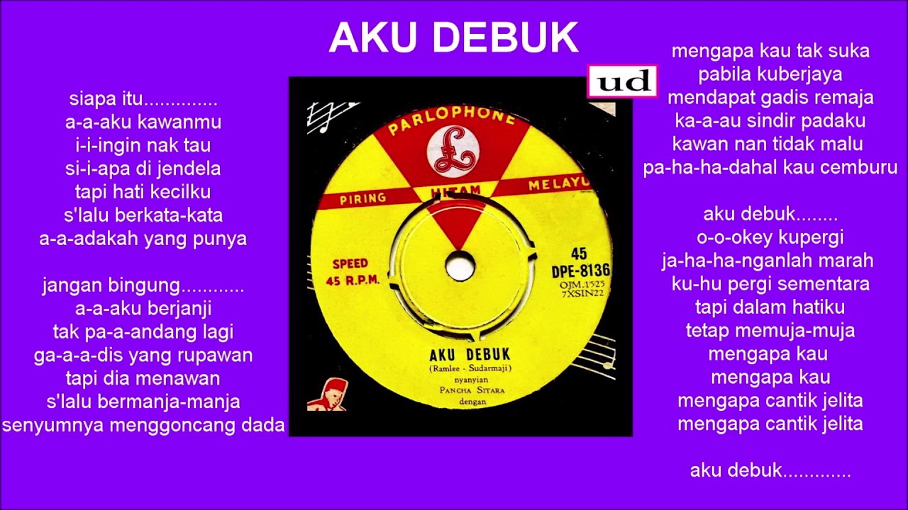 Aziz Jaafar & P. Ramlee (Pancha Sitara) - Aku Debuk (Ramlee-Sudarmaji) - 1961