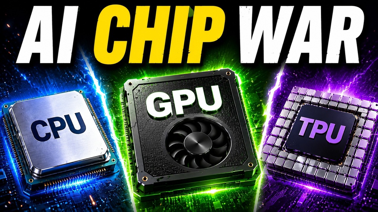 CPU vs GPU vs TPU: чипы, стоящие за бумом ИИ