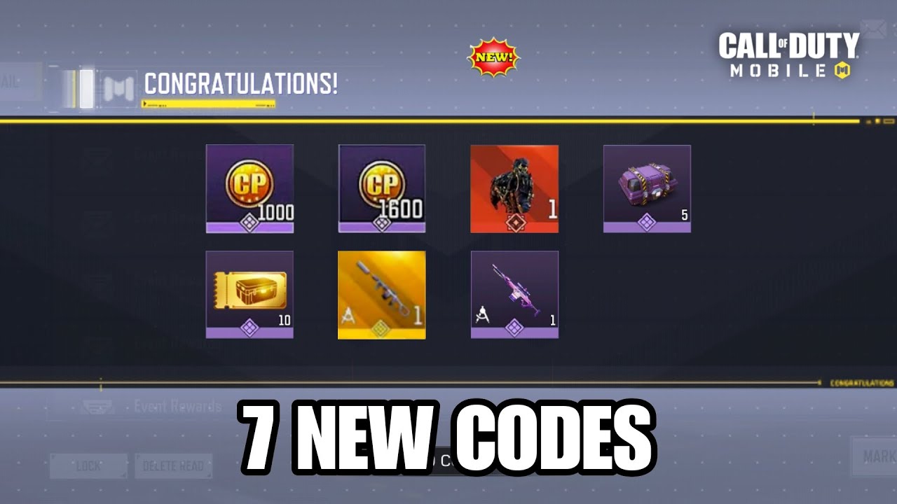 *НОВЫЕ КОДЫ* ​​Коды активации Call of Duty Mobile в январе 2026 года | Коды CODM CP | Новые коды ...