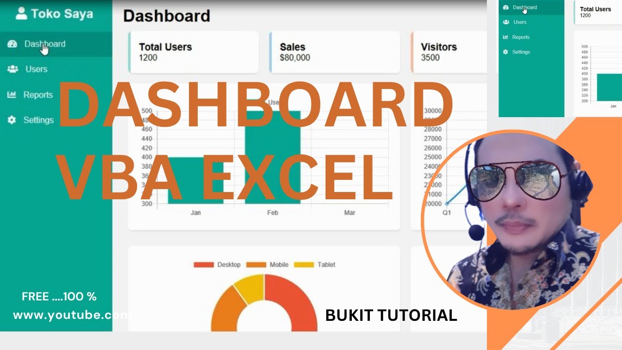 Cara Membuat Dashboard di Vba Excel