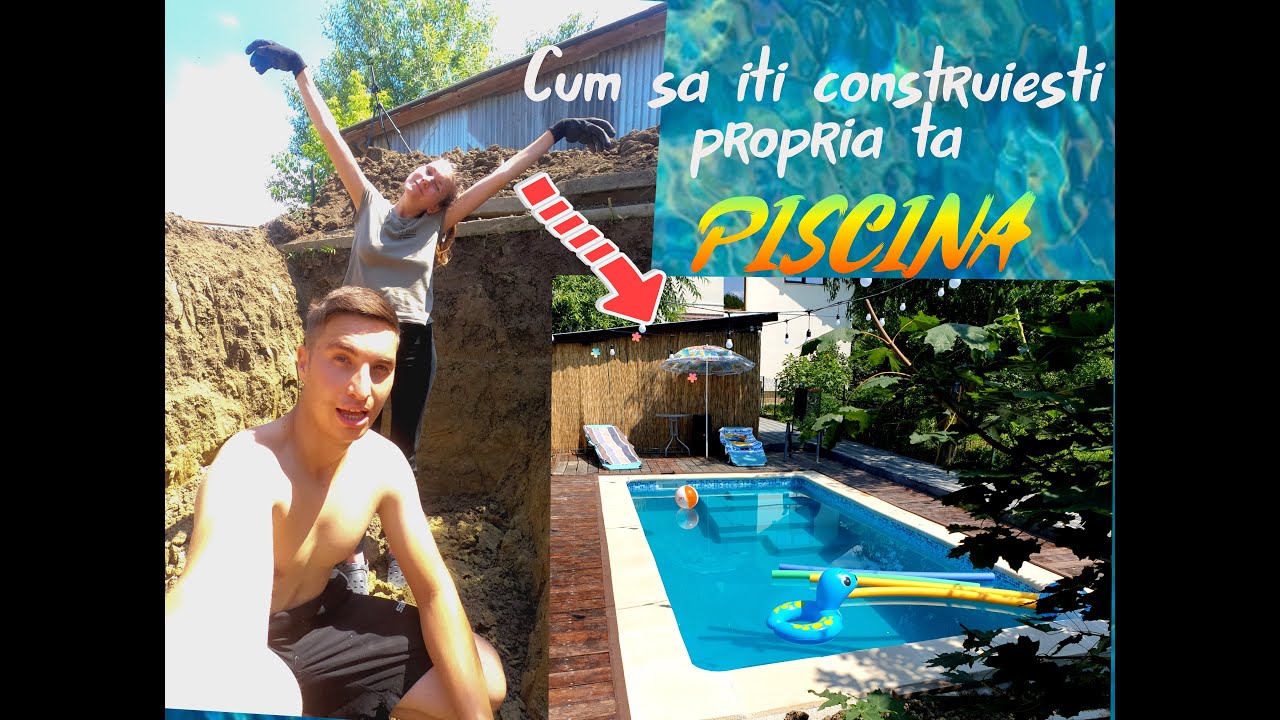 Cum sa iti faci o PISCINA fara costuri EXAGERATE! #pandemicpoolconstruction #homemadepool