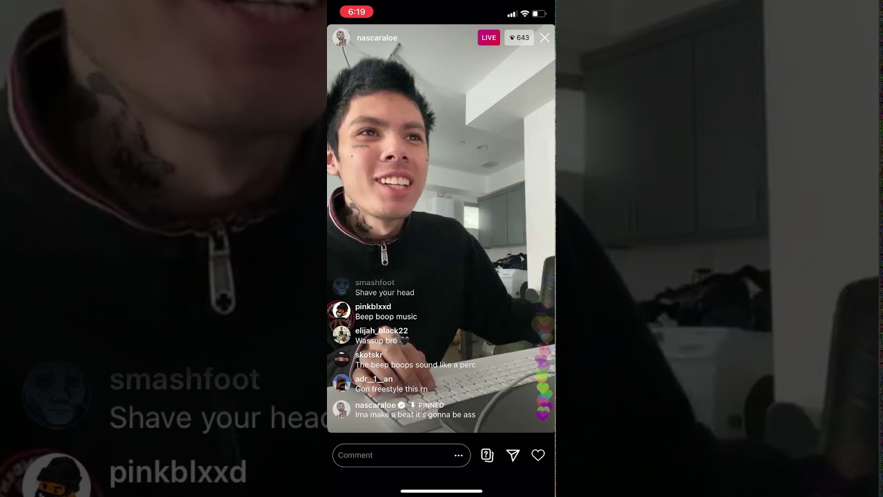 Nascar Aloe Instagram Live 3/10/20
