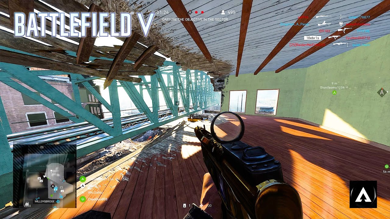 Battlefield 5: Attacking Rotterdam Gameplay (No Commentary)