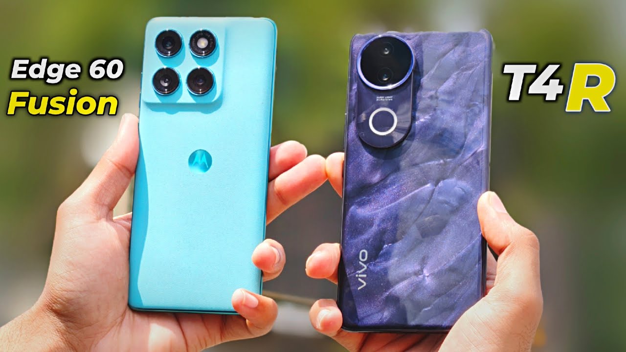 Vivo T4r Vs Moto Edge 60 Fusion Camera Comparison - Which is Better Camera Phone Under 20k ?