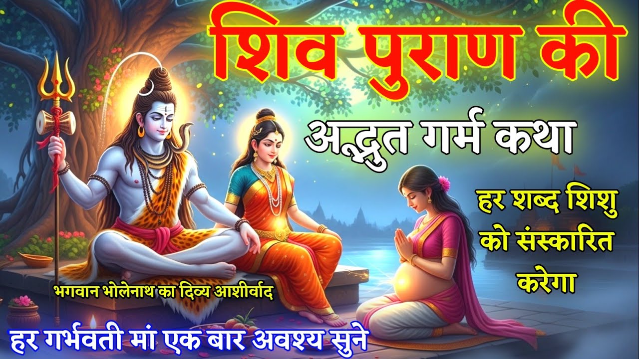 गर्भ में शिव पुराण सुनने से शिशु का दिमाग और भविष्य बदल जाता है | Garbh Sanskar Powerful Shiv Purana