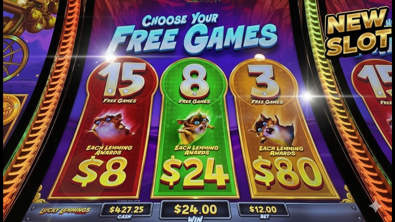 🚨🔥👀 This Lucky Lemmings Game went INSANE! @DelawareParkCasino