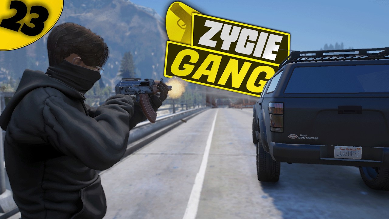 GTA V ŻYCIE GANGU #23 PRZEJMUJEMY KONWÓJ!🤬