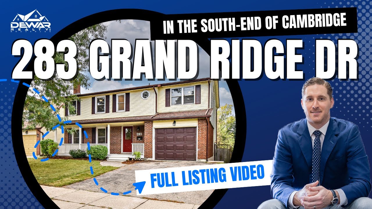 283 GRAND RIDGE DRIVE - CAMBRIDGE | FULL LISTING VIDEO | Dewar Realty Inc