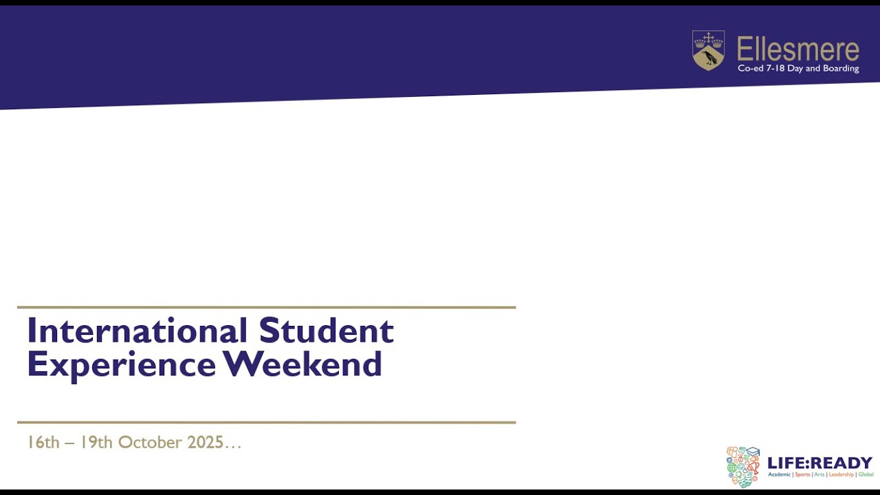 International Student Experience Weekend