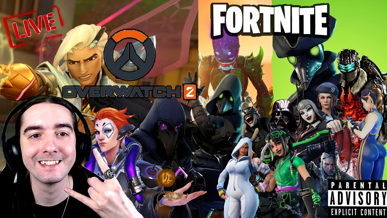 😈 LIVE Overwatch 2 - Season 4 & Fortnite - MEGA メガ And Creative 2.0 #RoadTo2K