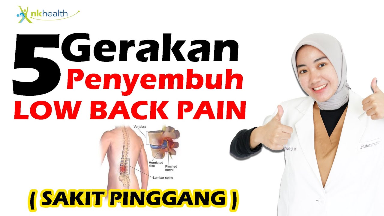 5 Gerakan Penyembuh Sakit Pinggang | mengatasi backpain