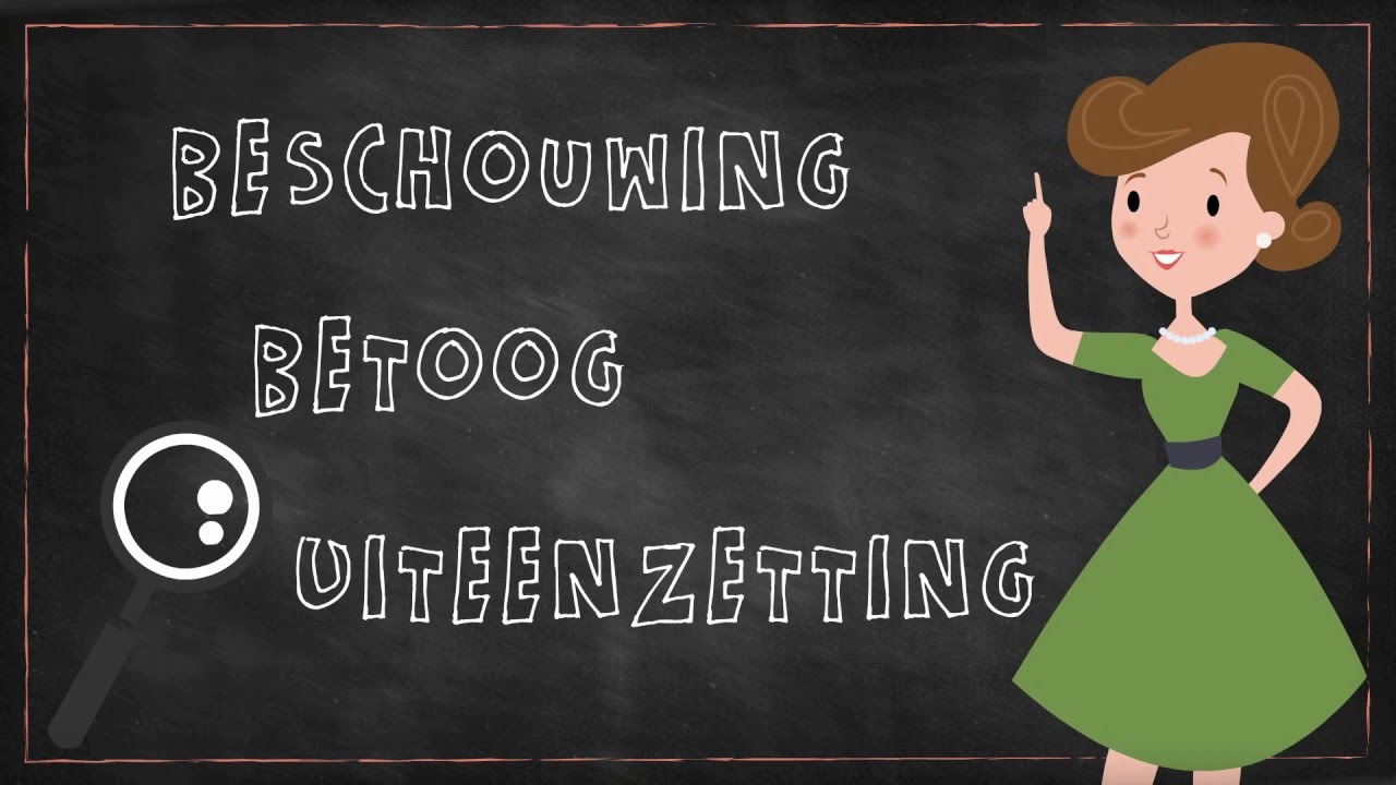 Betoog, beschouwing of uiteenzetting?