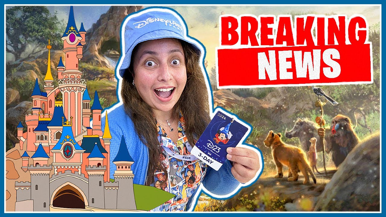 Disneyland Paris MAJOR News at D23 | LION KING Land Coming to Disney Adventure World & More!