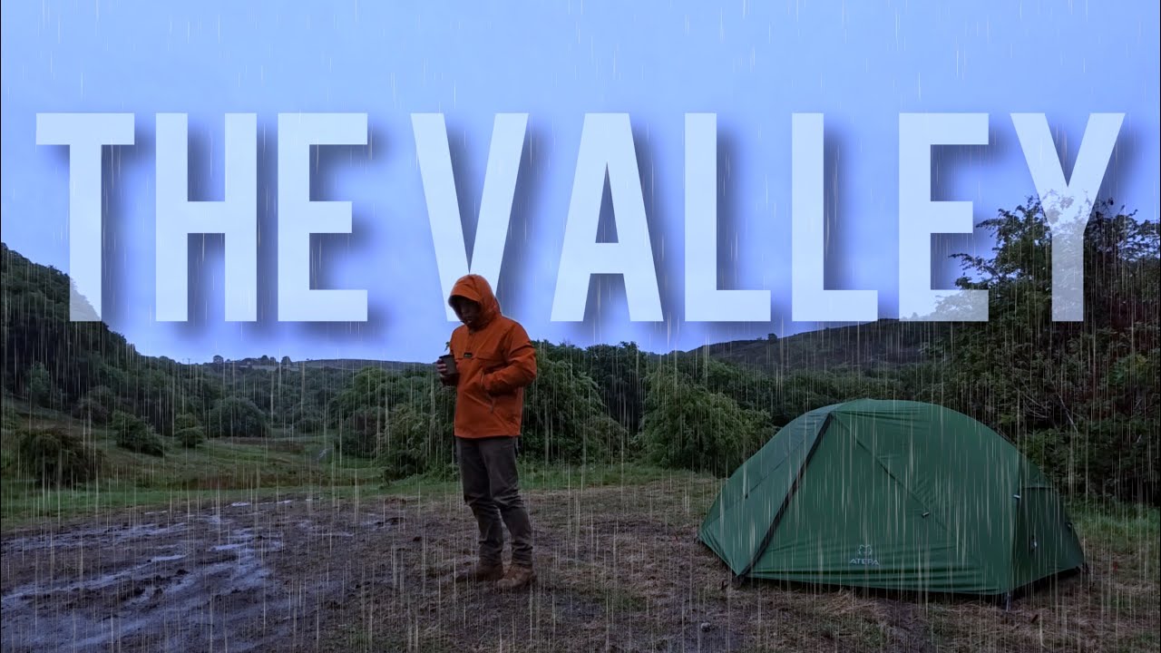 Camping in heavy rain at The Valley | Atepa voyage tent