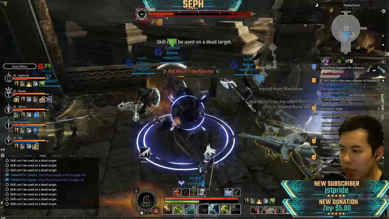 Bless Online (NA/EU) - Lv45 Dungeon Patala Ruins - Ranger Perspective