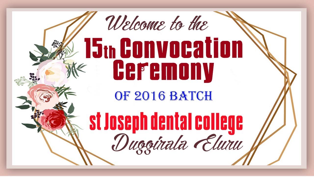 15thconvocationceremonystjosephdentalcollege