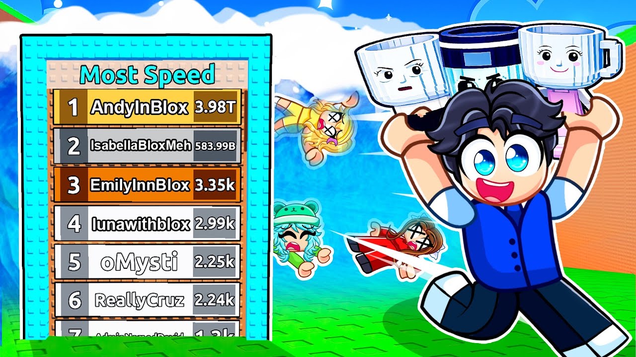 I Became The #1 FASTEST Player In Roblox Escape Tsunami For Brainrots...