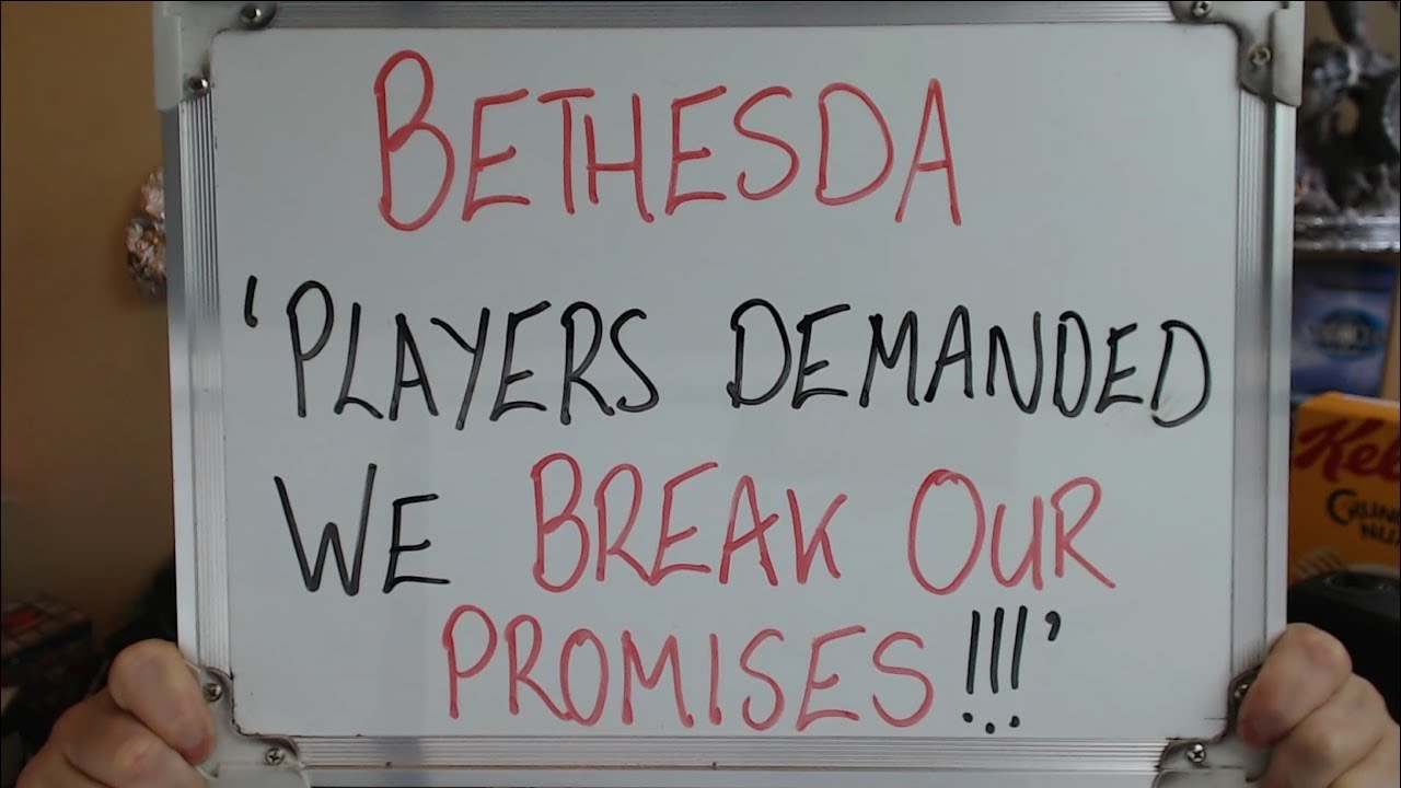 BETHESDA: 'Players Demanded we Break Our Promises on Fallout 76 Pay2Win' !!