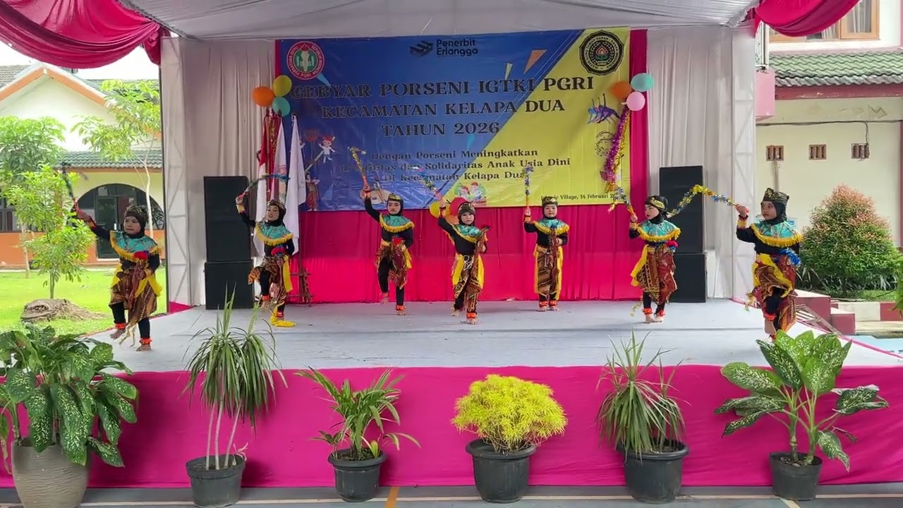 pentas lomba seni tari TK mentari feb 2026 di ismlamik karawaci 