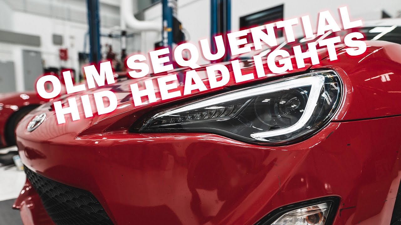 Последовательные фары OLM с HID