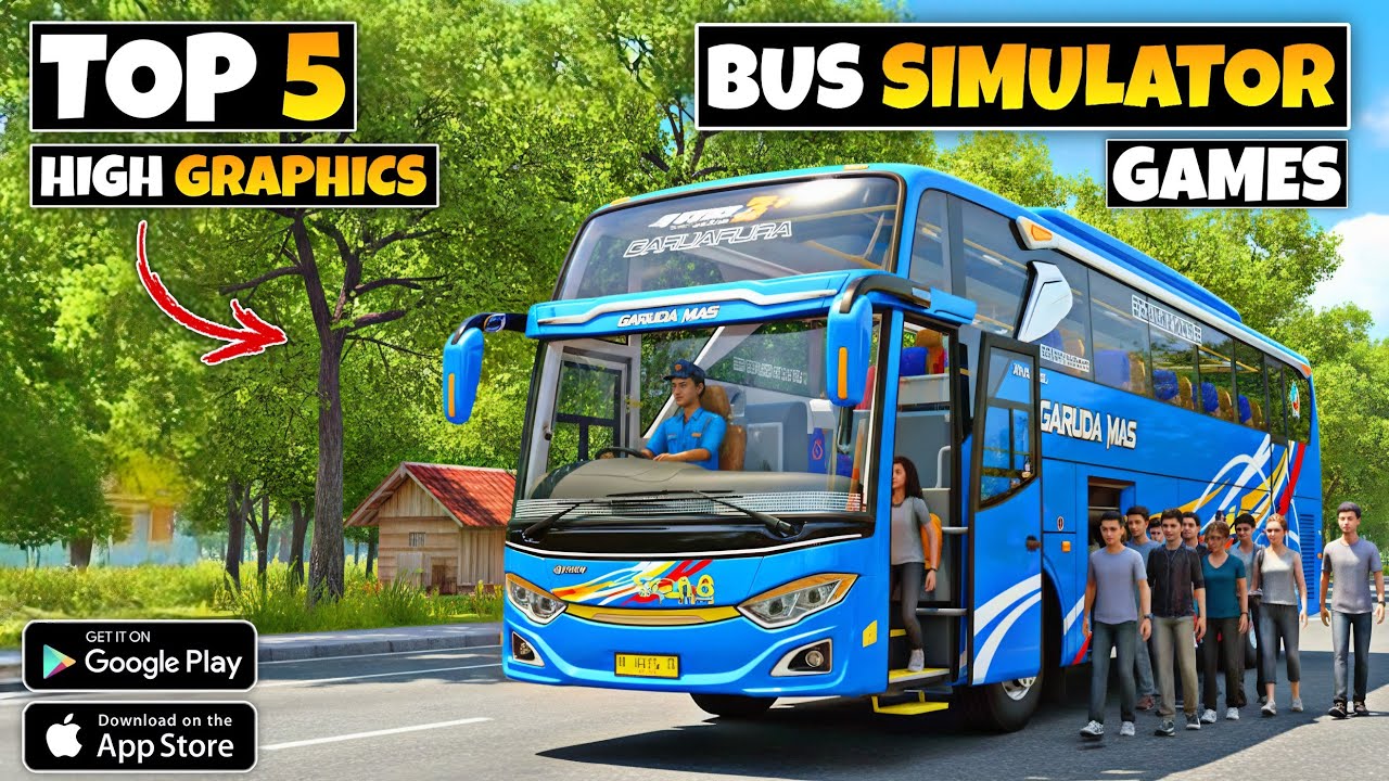 Top 5 Bus Simulator Games For Android | Best bus simulator games for android