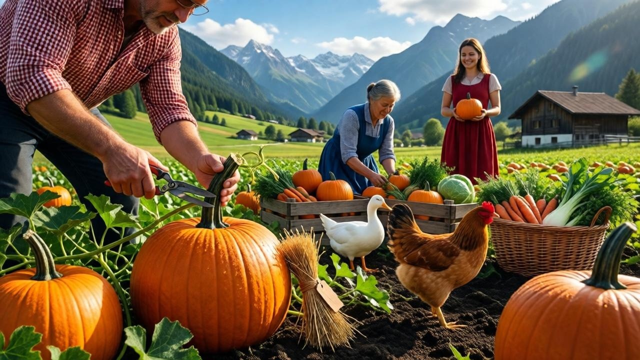 Countryside Garden Life 🌿 The Simple Pumpkin Method That Actually Works | Farm Fresh