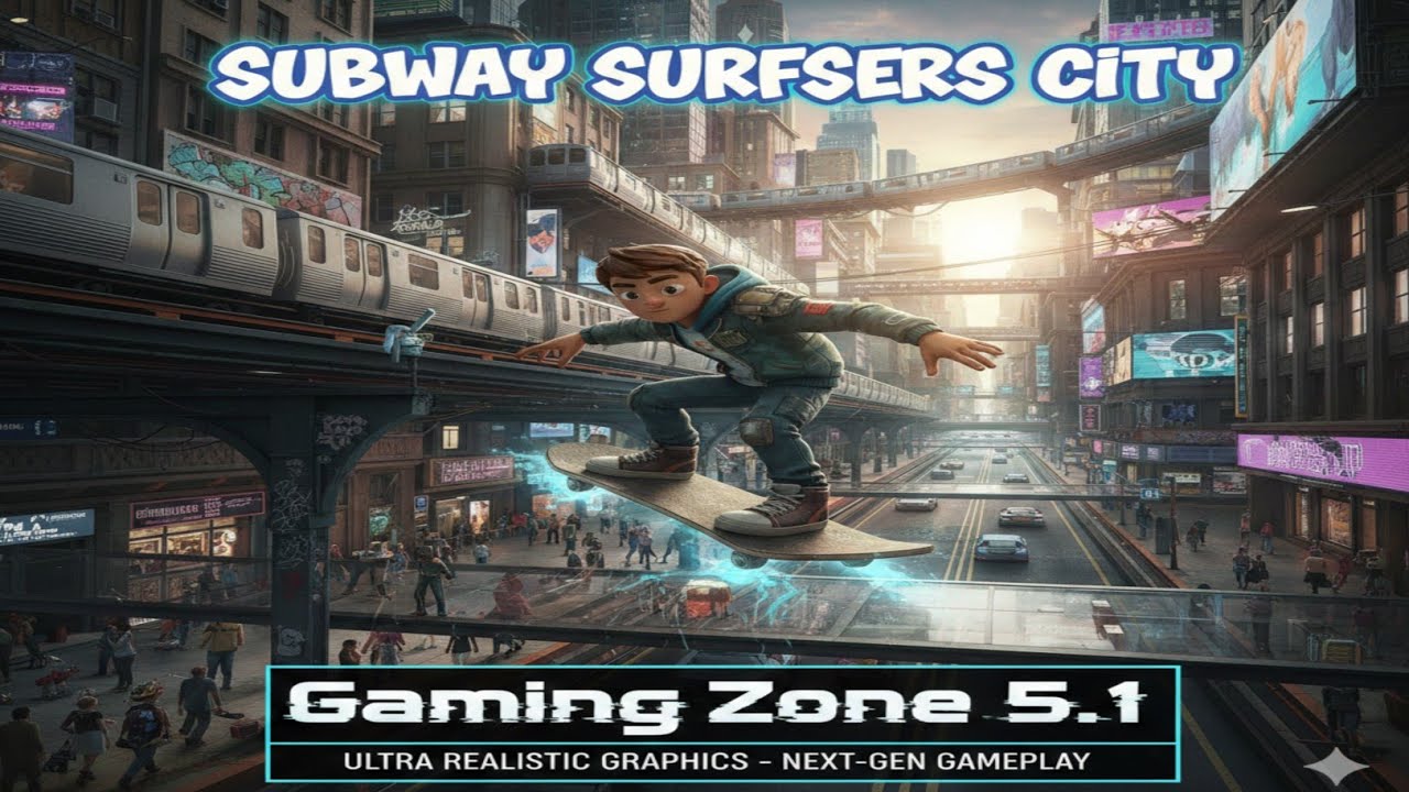 Playing Subway Surfers City on Android - Realistic Graphics Gameplay