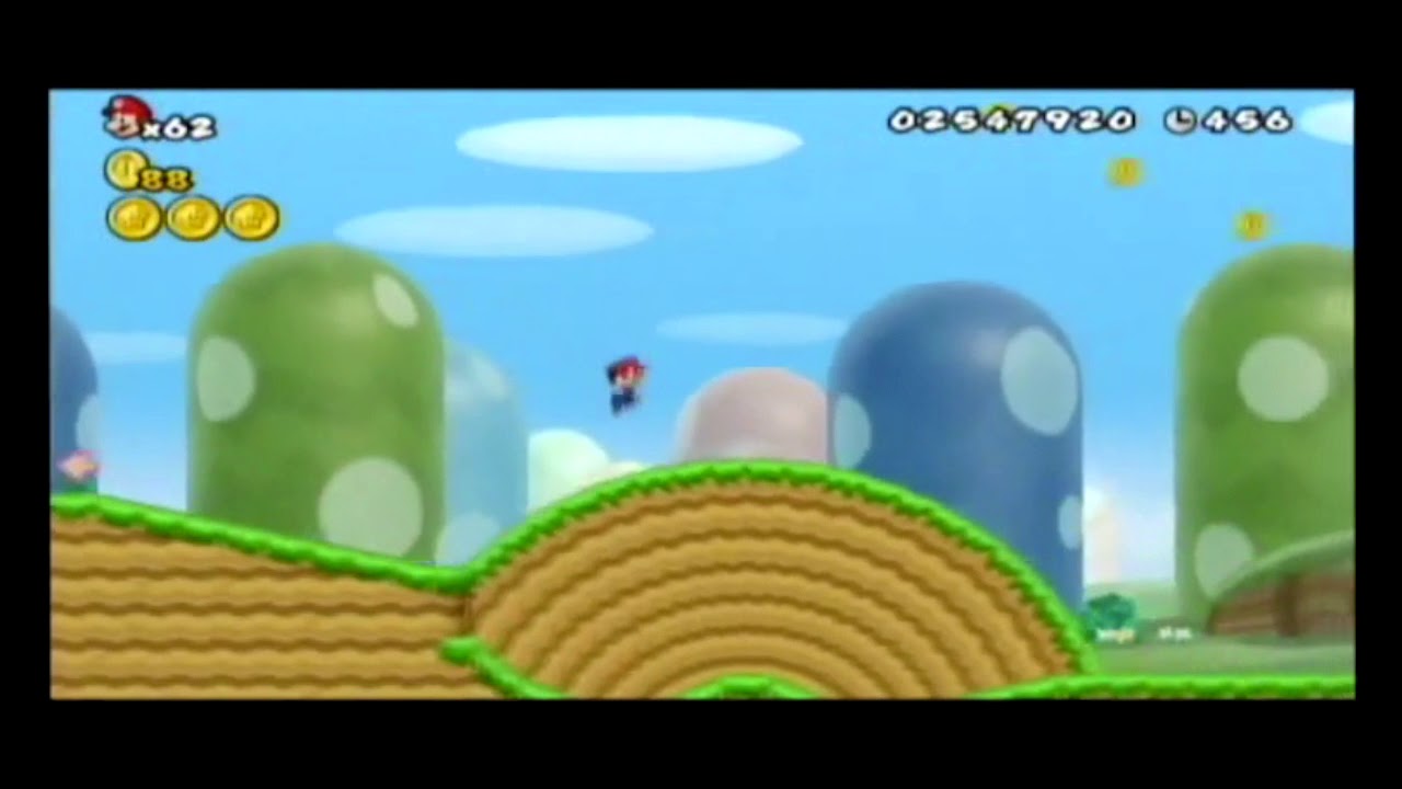 New Super Mario Bros. Wii but every bah makes it faster