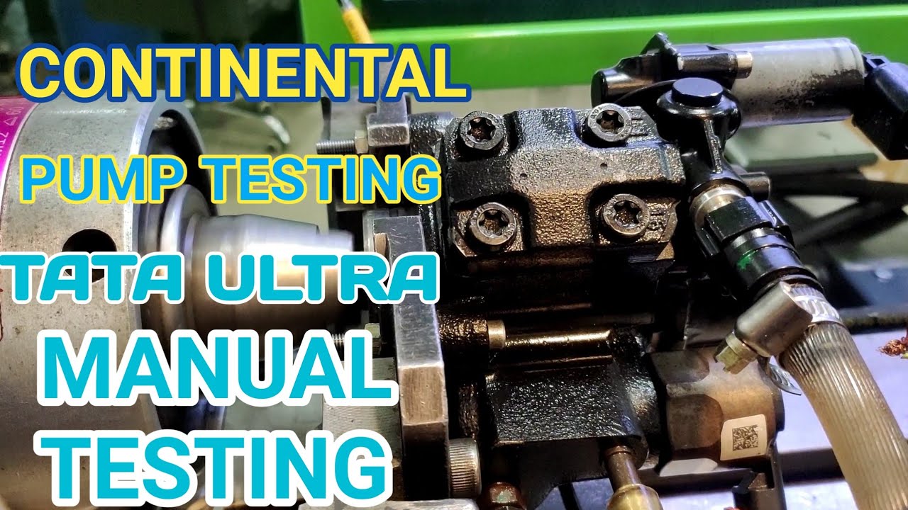 Tata ultra continental pump testing manual ! CRDi pump testing manual Bs6 pump testing manual