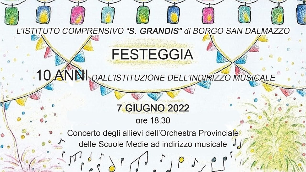 Concerto degli allievi dell'Orchestra Provinciale delle Scuole Medie ad indirizzo musicale