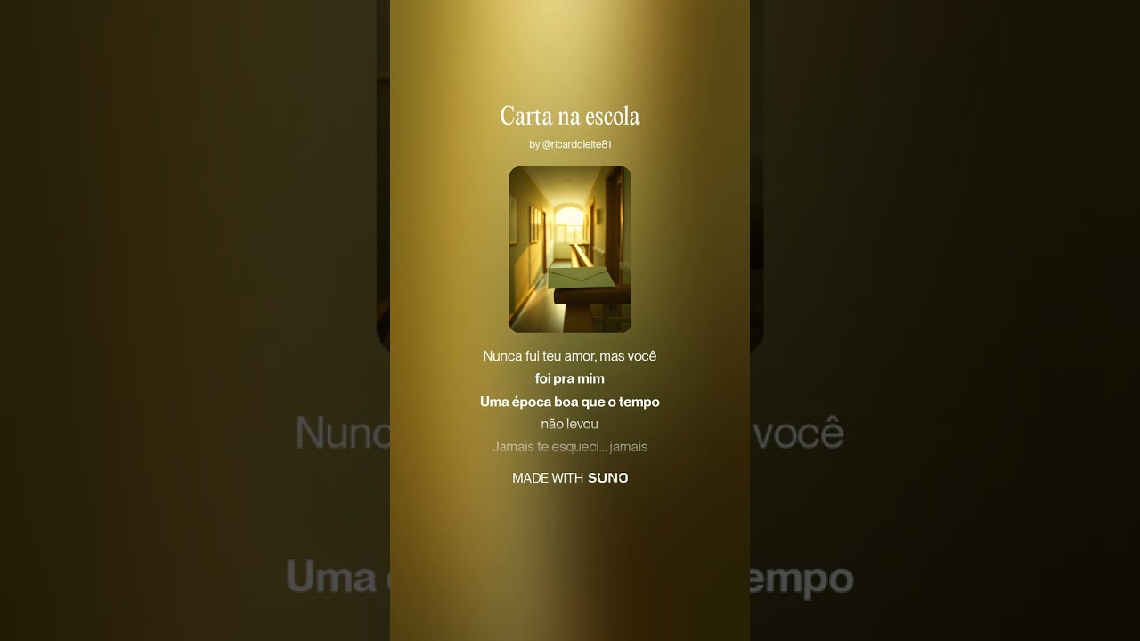 CARTA NA ESCOLA