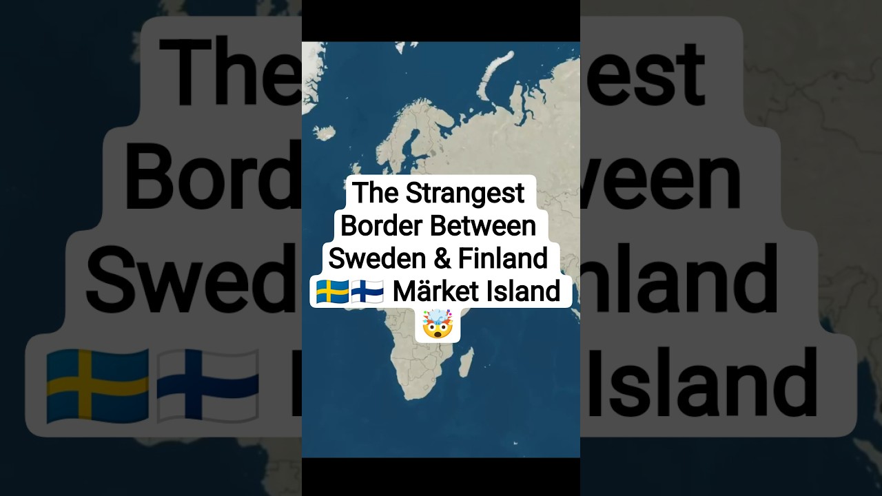 Самая странная граница между Швецией и Финляндией 🇸🇪🇫🇮 Бренд &laquo;Исландия&raquo; 🤯