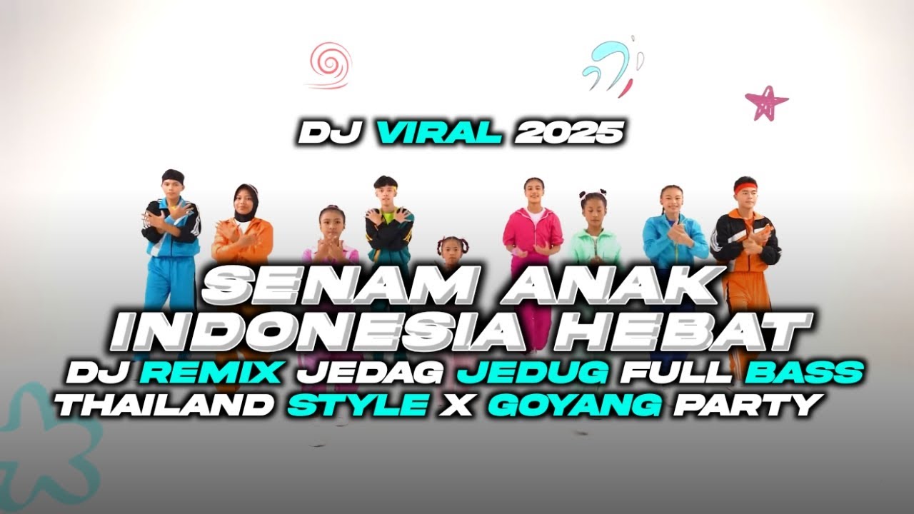DJ SENAM ANAK INDONESIA HEBAT VIRAL TIK TOK TERBARU 2025 !!!