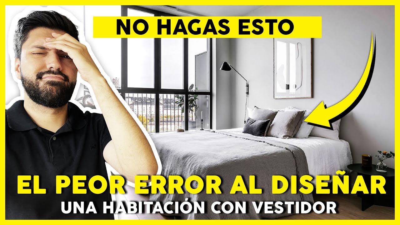 🛏️ C&oacute;mo dise&ntilde;ar una HABITACI&Oacute;N con BA&Ntilde;O y VESTIDOR ❌ NO COMETAS ESTE GRAVE ERROR ❗