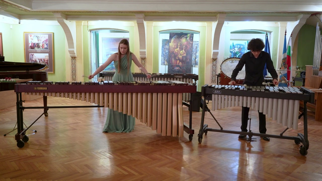 Sejourne double concerto, Agleya Kaneva & Alexander Vichev, live in Plovdiv.