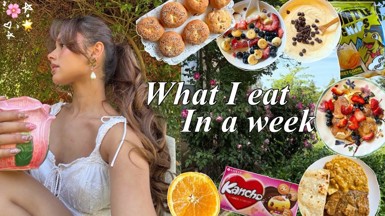 what i eat in a week🍯🌸 (at home meals+busy days)
