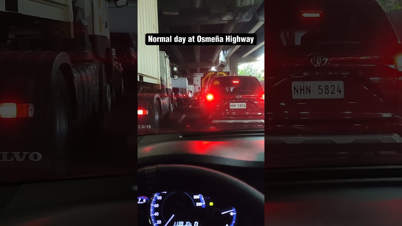 Normal day at Osme&ntilde;a Highway #pov #makati #manilatraffic