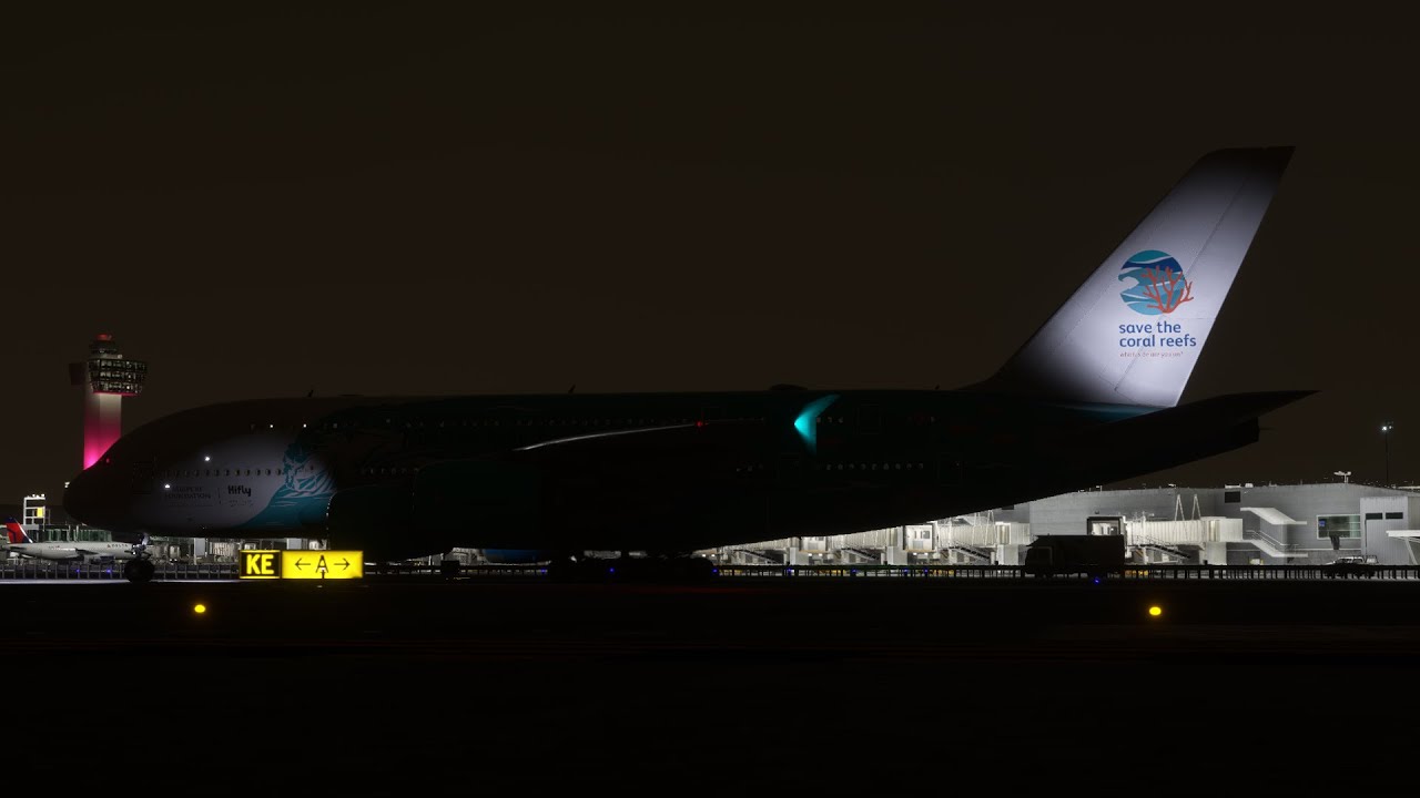 Landing the Super A380 on the Kennedy intl