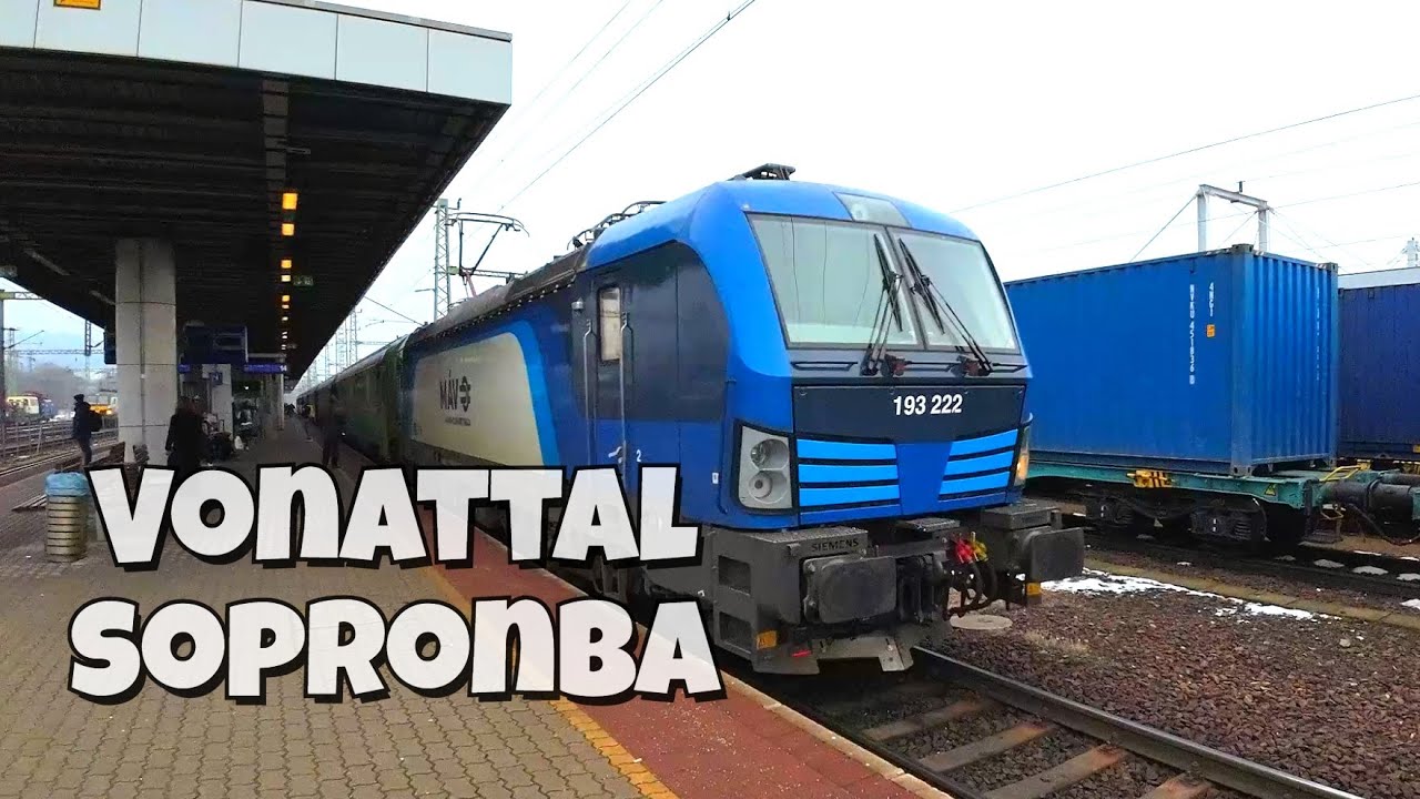Budapest-Sopron InterCity 1. osztályon 2026 január