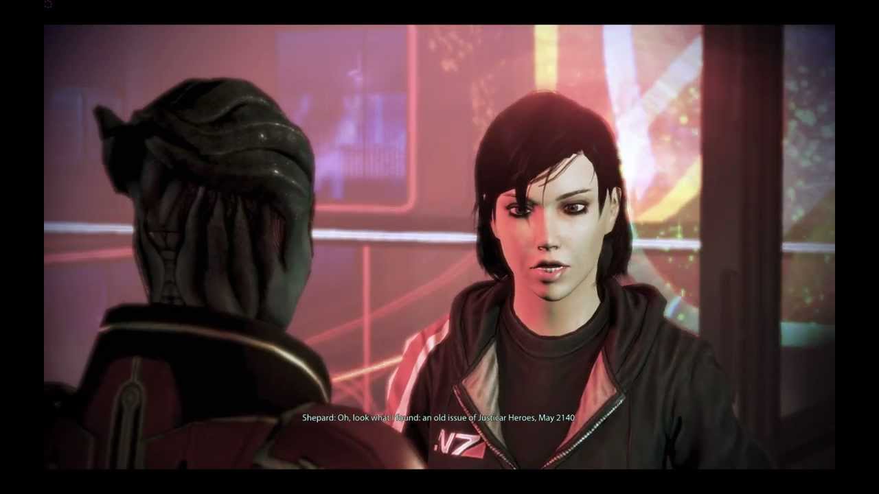 Mass Effect 3 - Kissing Samara - Citadel DLC Romance
