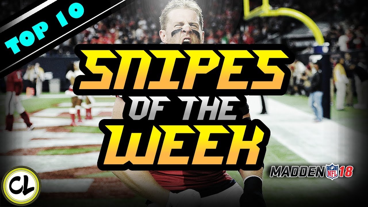 Insane Limited Time Snipe! Top Ten Snipes of the Week! Madden 18 Ultimate Team
