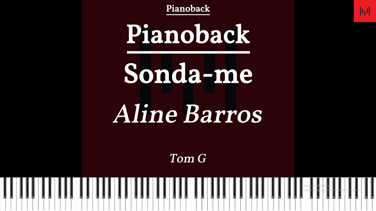Sonda-me - Aline Barros PLAYBACK PIANO Tom G LEGENDADO #playback #playbackgospel